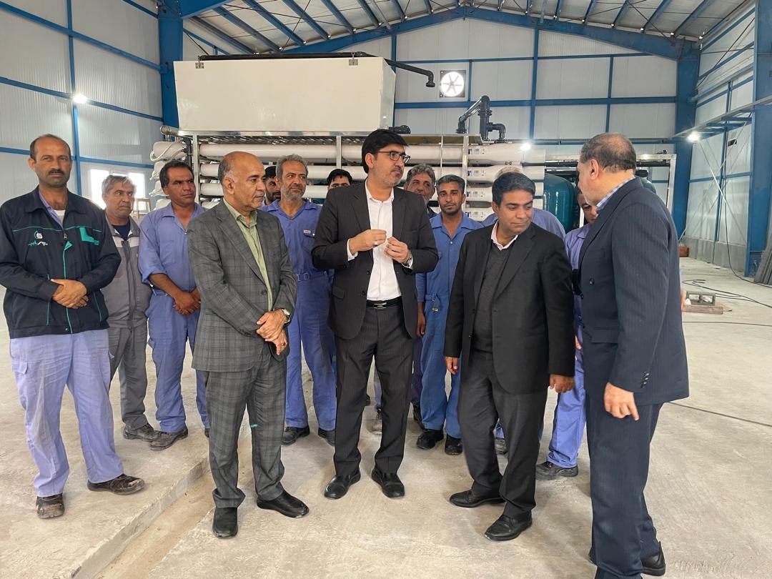 ظرفیت تامین آب شرب جزیره ابوموسی تا پایان سال به دو برابر می رسد