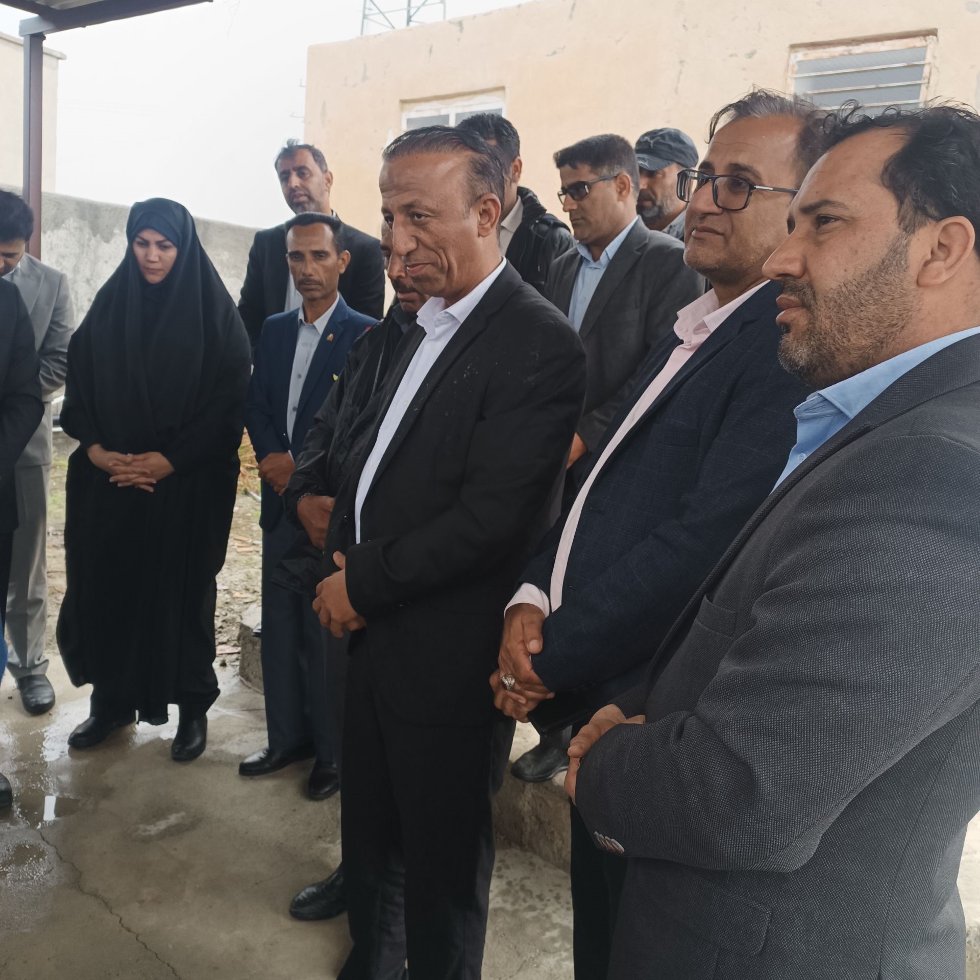 بهره‌برداری از شبكه داخلی آب روستای درآلوی در بشاگرد